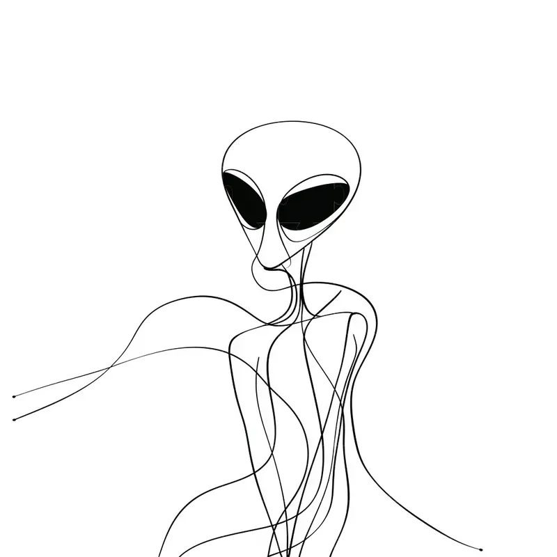 One Continuous Line Drawings