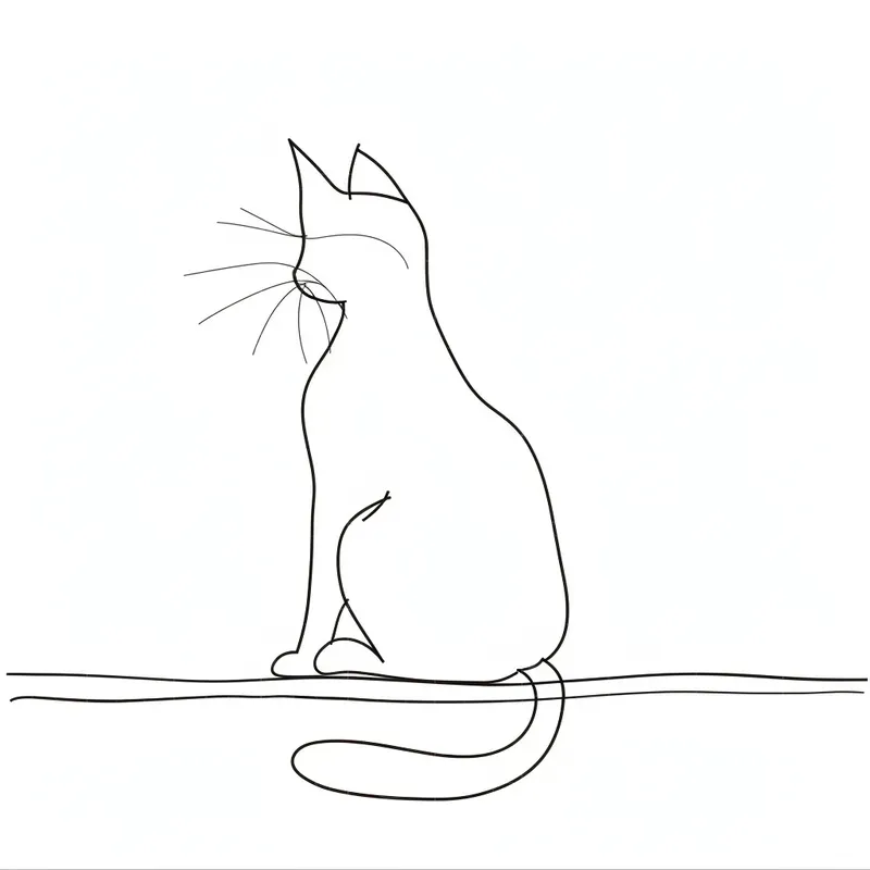 One Continuous Line Drawings