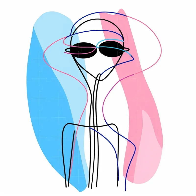 Continuous Line Drawing Art