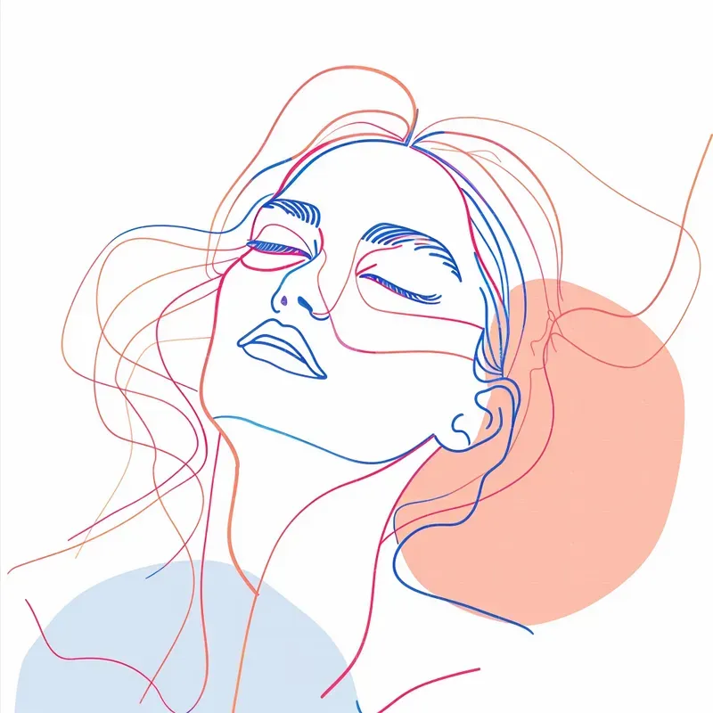 Continuous Line Drawing Art