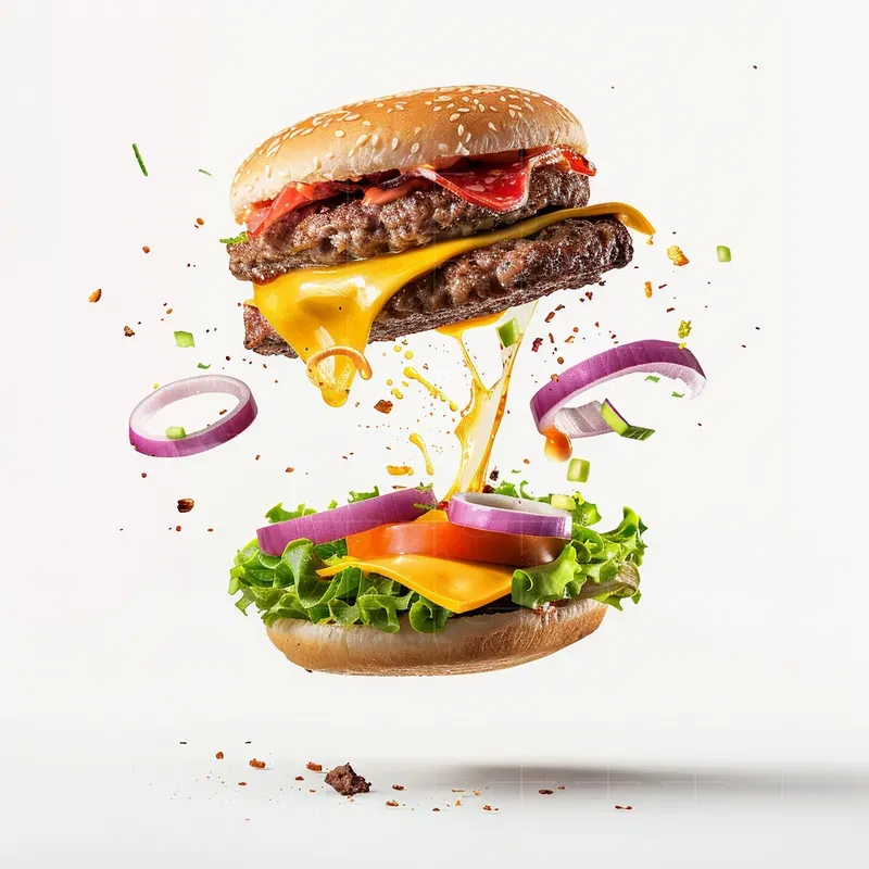 Food Flying Photographs
