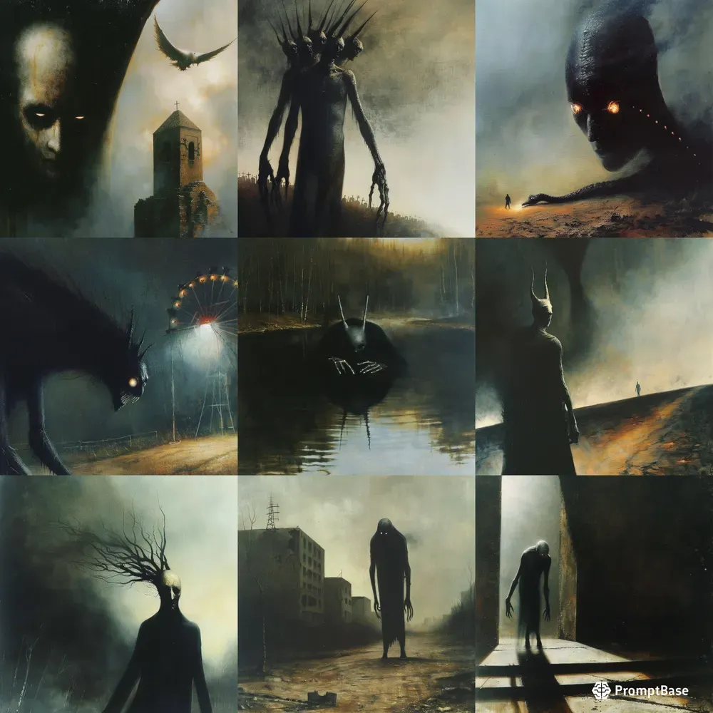 Grim Horror Dark Art