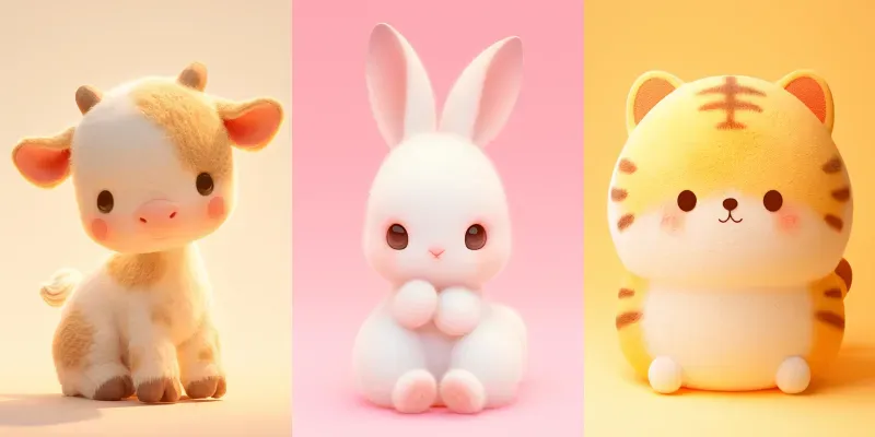 Cute Wool Felt Materials generated by undefined