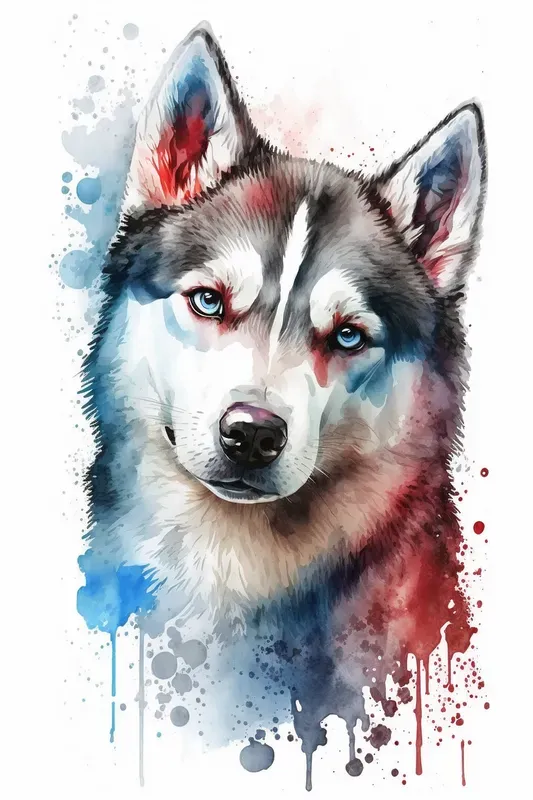 Colorful Puppies