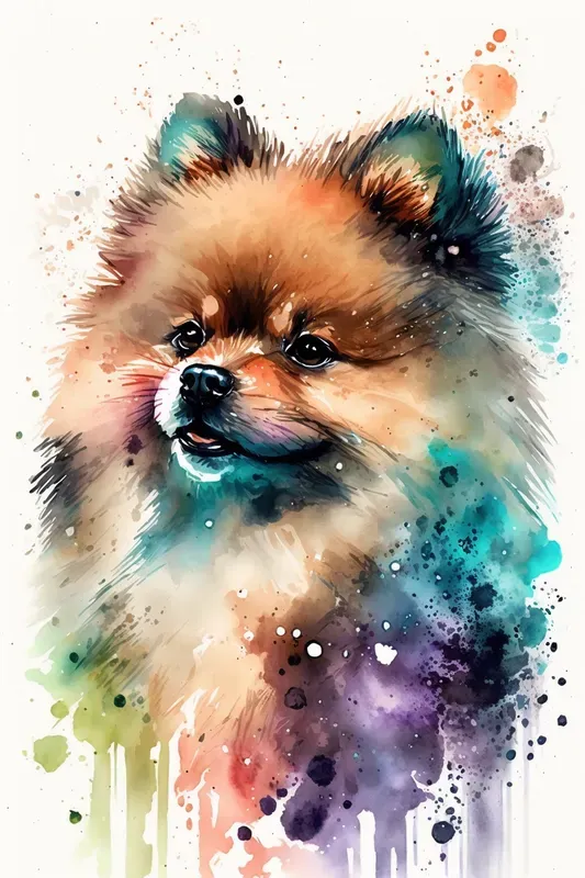 Colorful Puppies