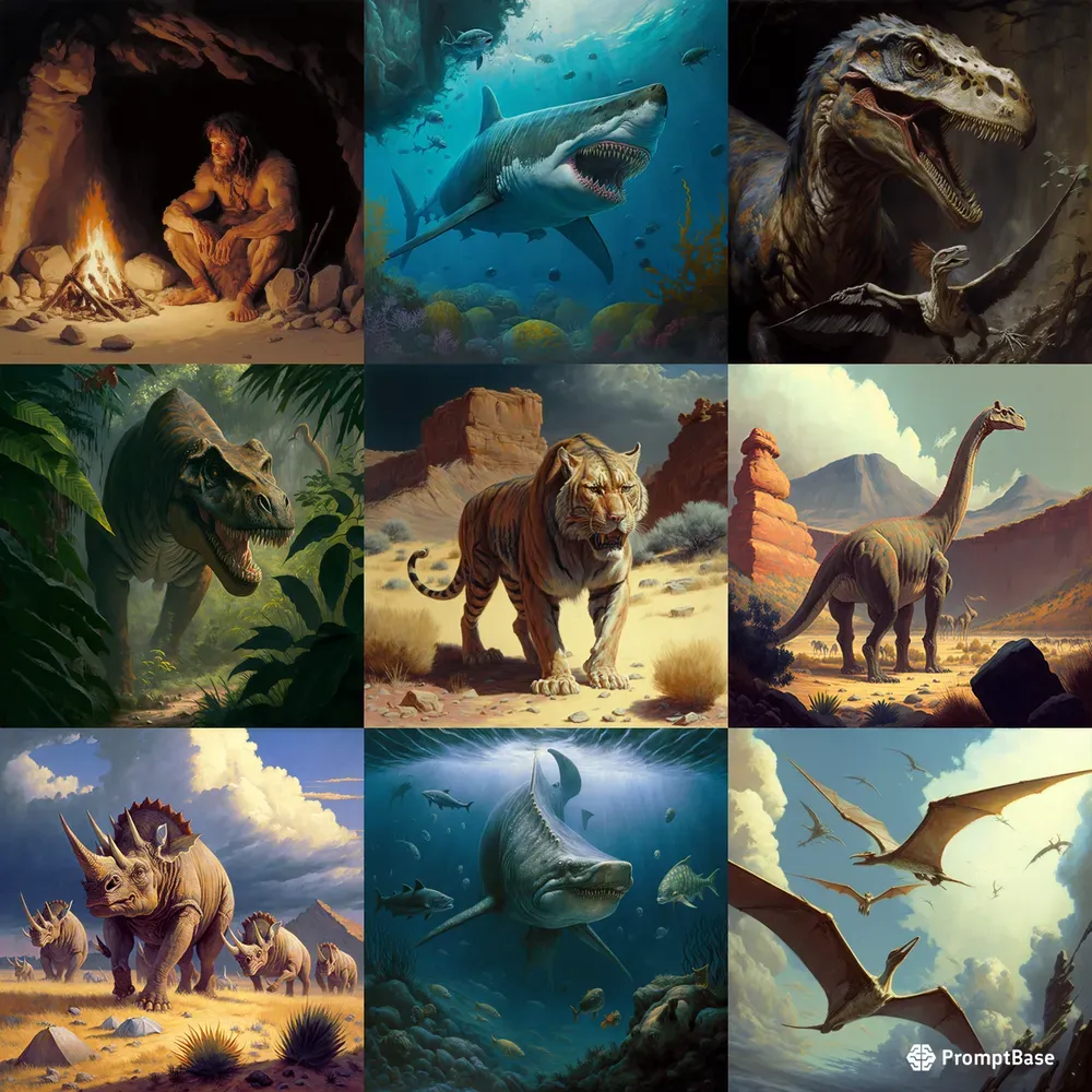 Prehistoric Illustrations
