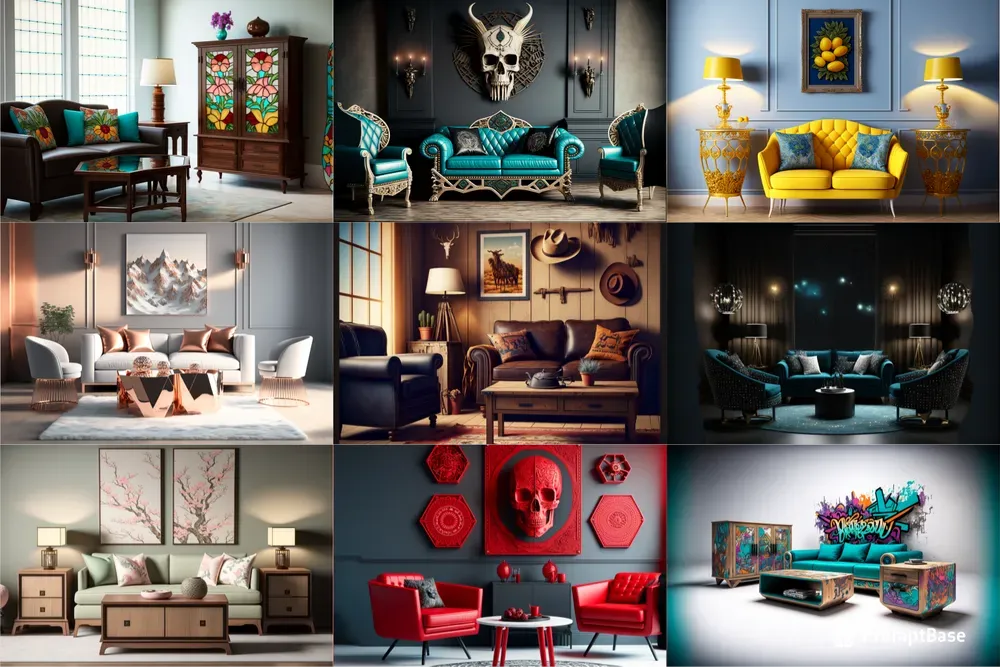 Matching Living Room Furniture Set Designs