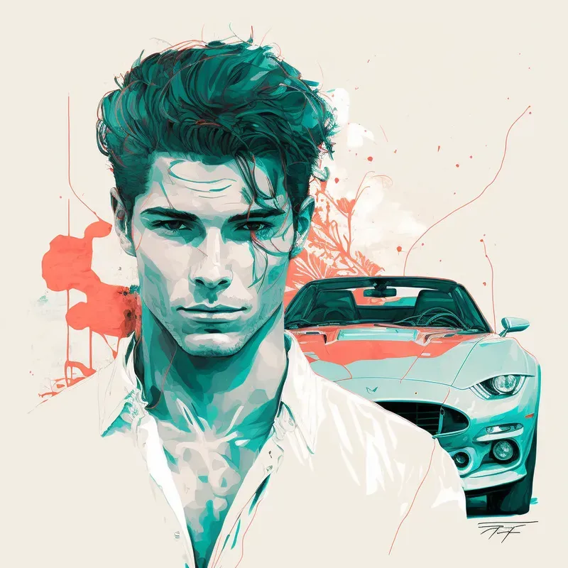 Stylistic Washed Portraits