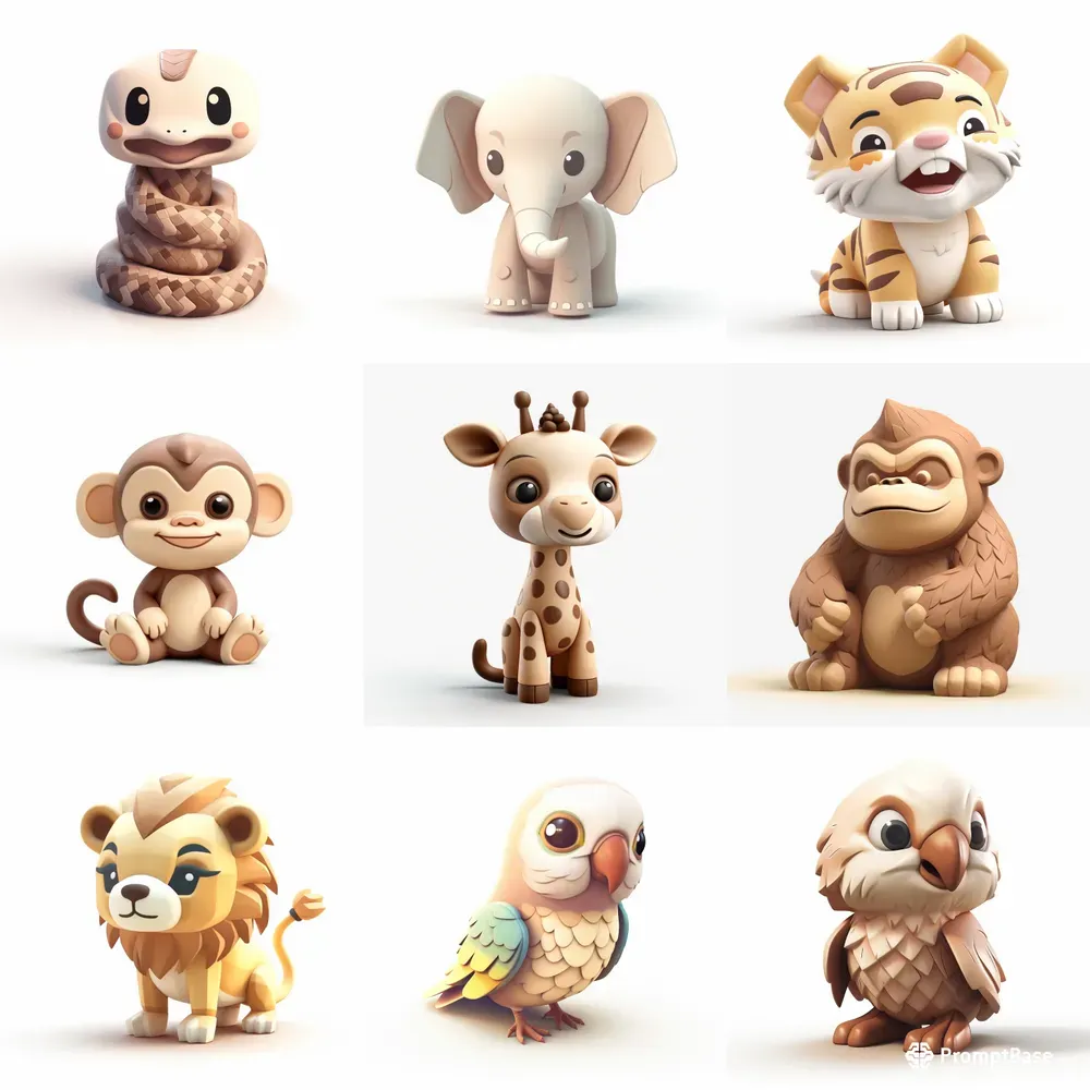 Chibi Wild Animals