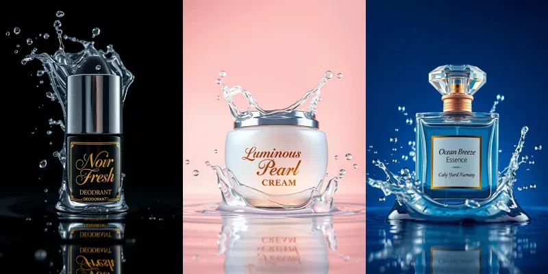 Luxury Cosmetic Splash Shots generated by undefined