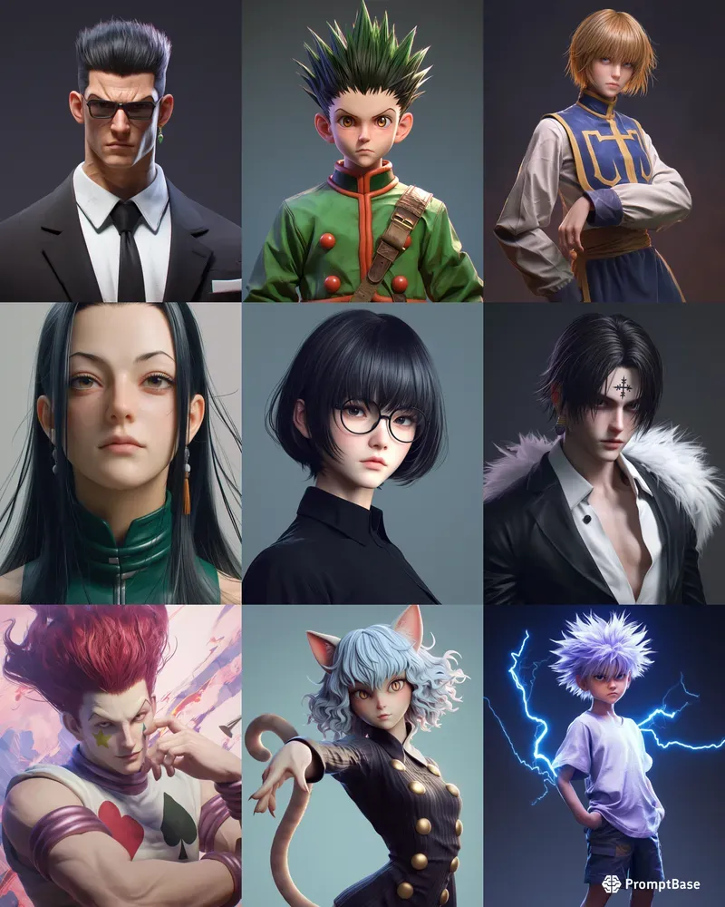 Hyperrealistic Hunter X Hunter Art