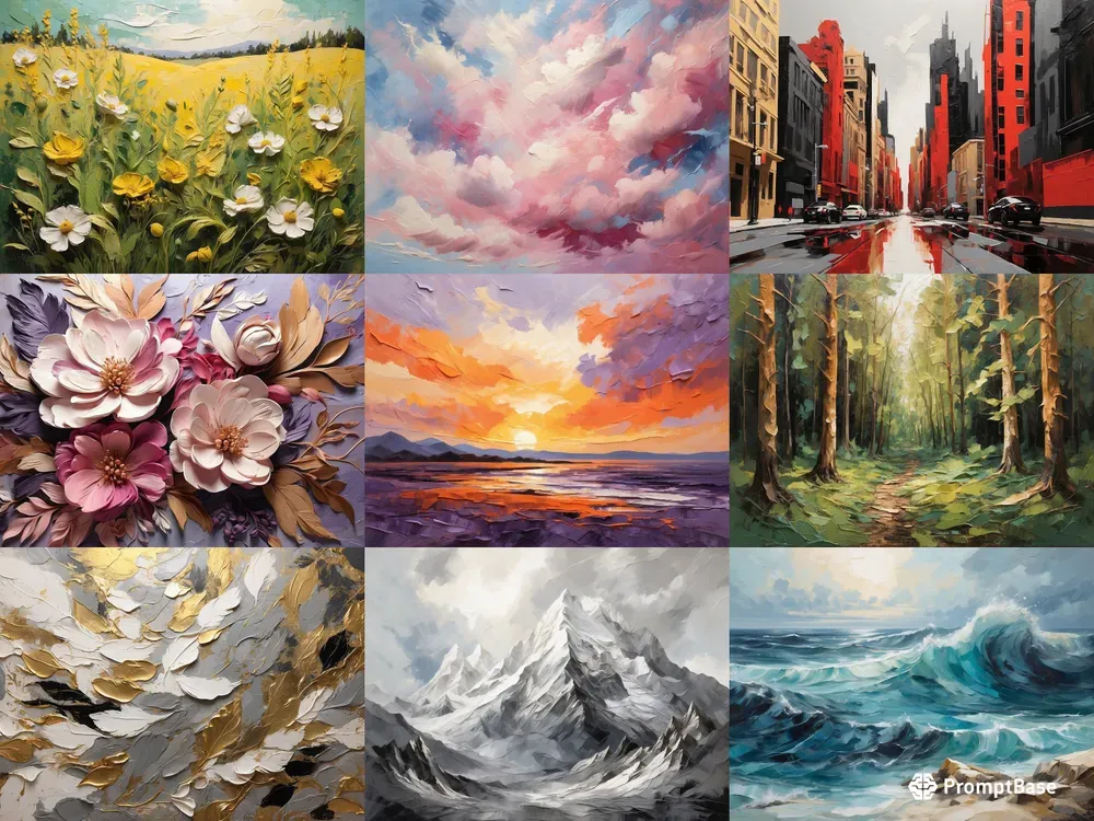 Painterly Style Artworks