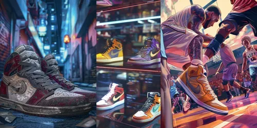 Realistic Sneaker Cultures generated by midjourney