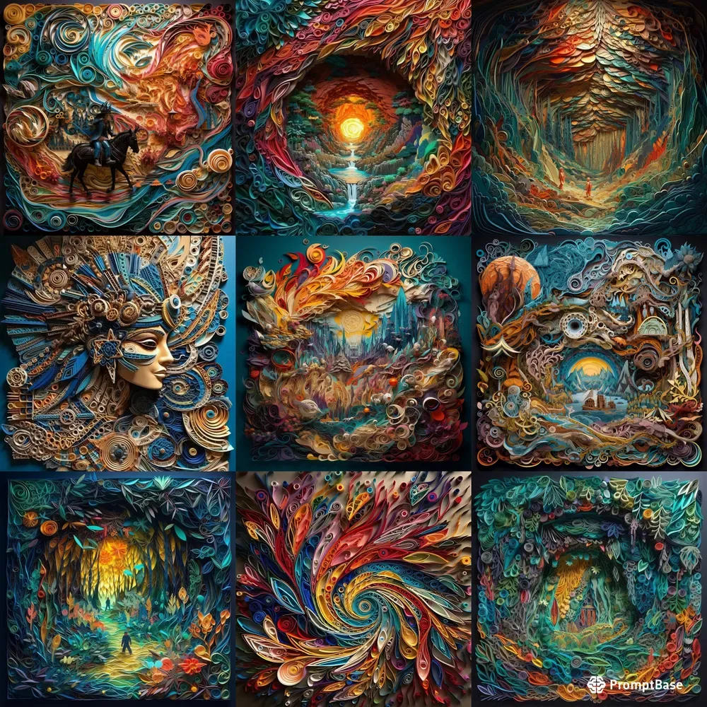 Multidimensional Paper Art