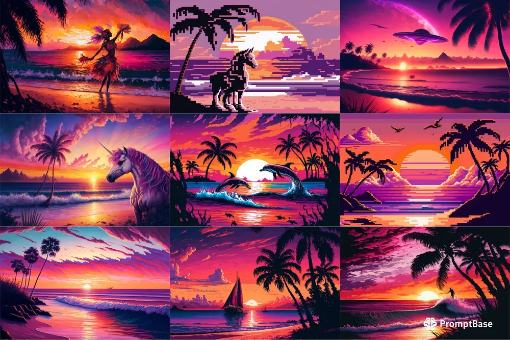 Tropical Sunset Bliss