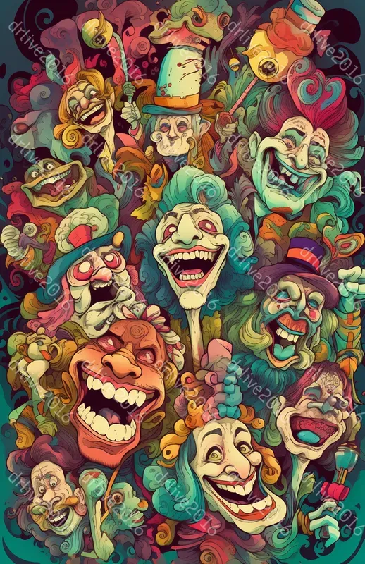 The Trippy Monsters Illustrations