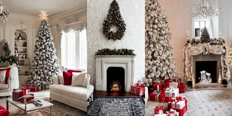 Christmas-themed Real Estate And Interior Design generated by undefined