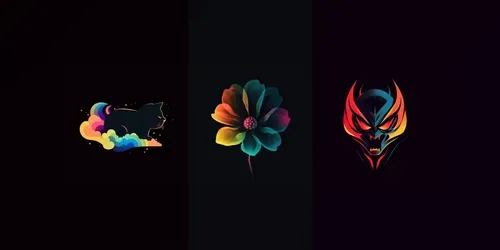 Color Minimal Designs generated by midjourney