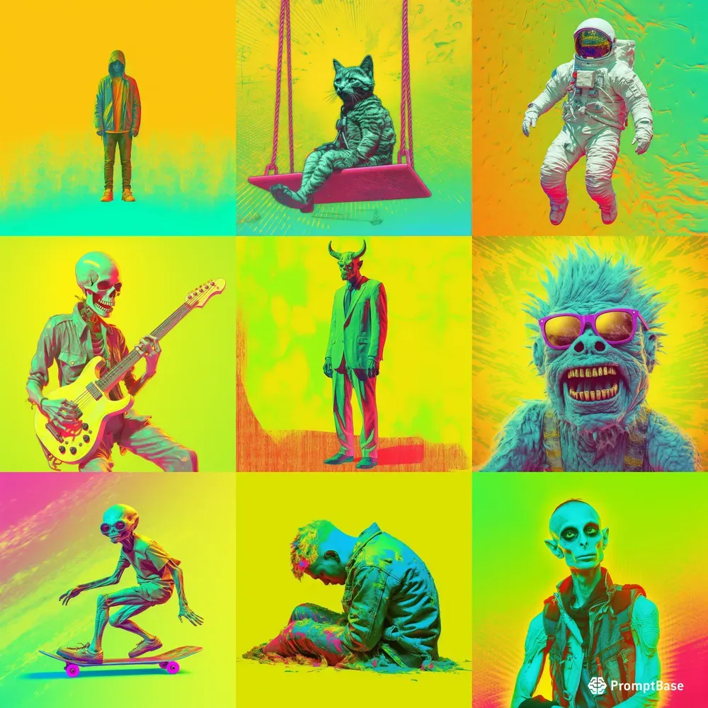 Gorillaz Inspired Art