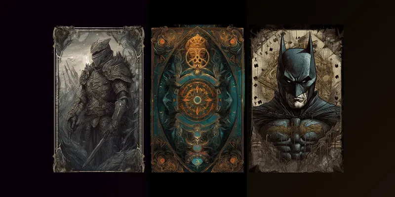 Card Game Back Mockups generated by undefined