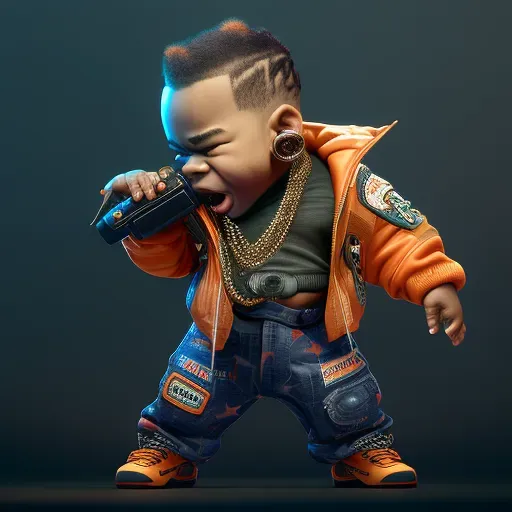 3D Realistic Child Rappers