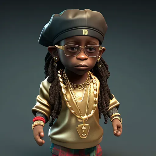 3D Realistic Child Rappers