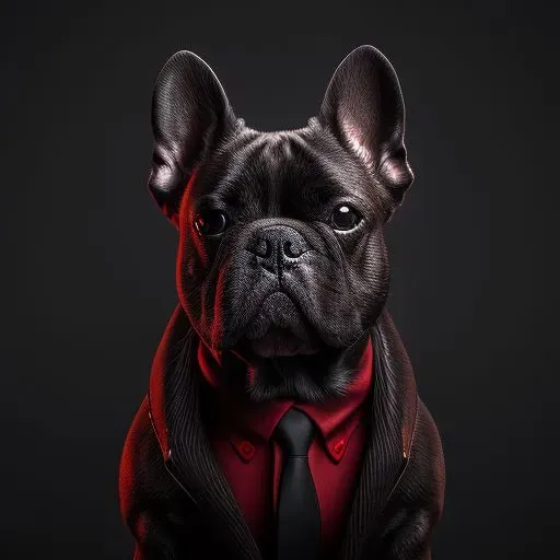 Realistic Photoshoots Of Dogs In Suits