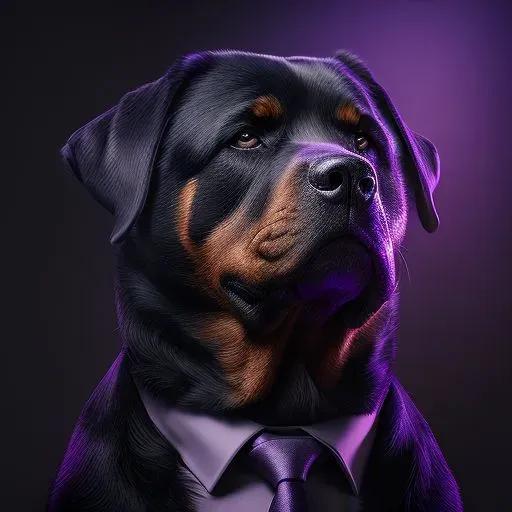 Realistic Photoshoots Of Dogs In Suits