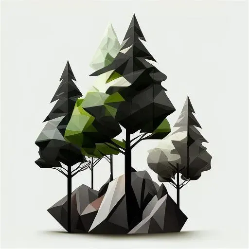 Low Poly HD Logos & Icons