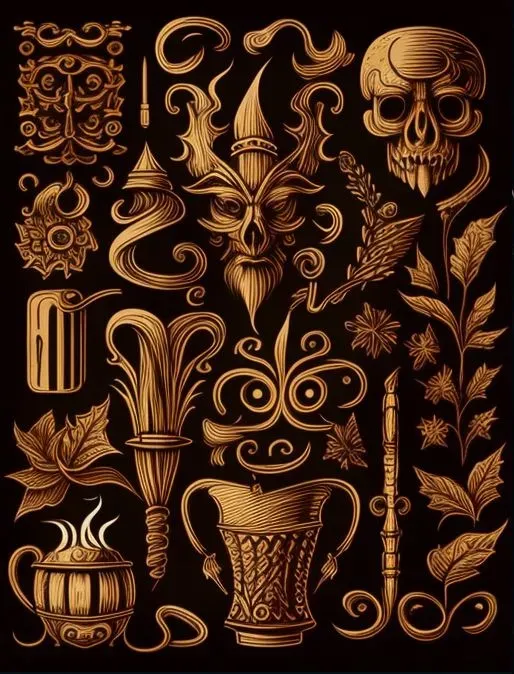 Medieval Middle Ages Style Patterns