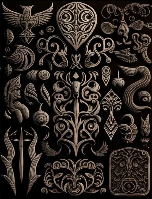 Medieval Middle Ages Style Patterns