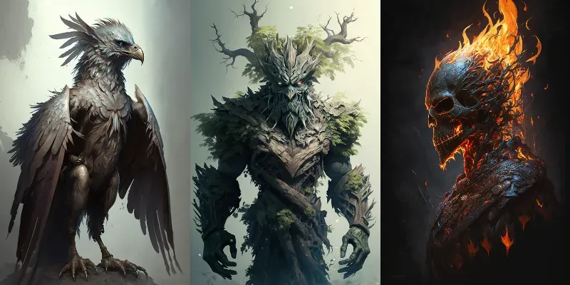 Dungeons Dragons Monsters generated by undefined