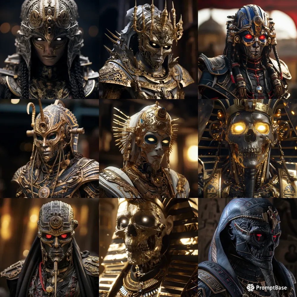 Steampunk Egyptian Soldiers
