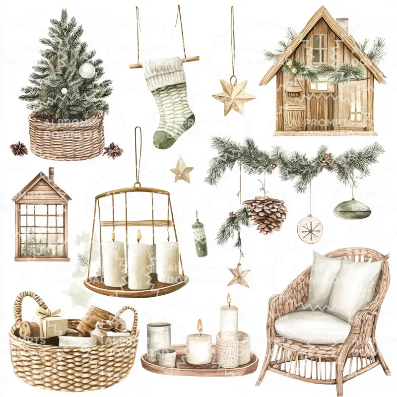 Cozy Rustic Boho Christmas