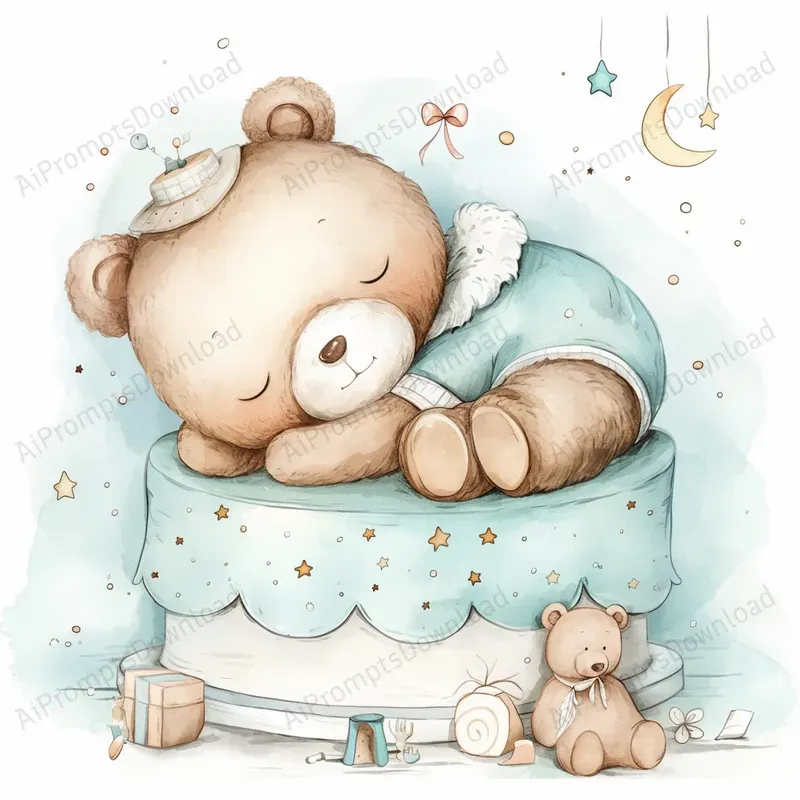 Cute Teddy Baby Shower Air To Sea