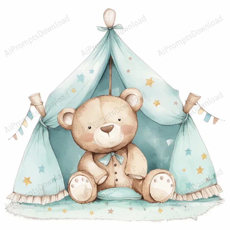 Cute Teddy Baby Shower Air To Sea