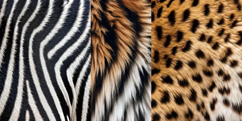 Animal Furs Realistic Close Ups generated by undefined