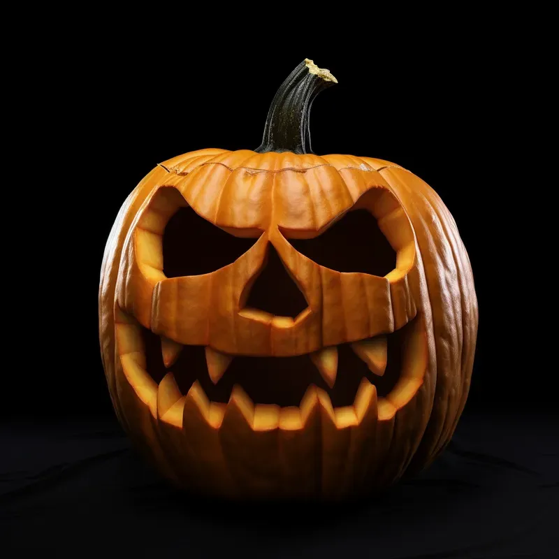 Carved Pumpkin Heads Award Winning Artworks