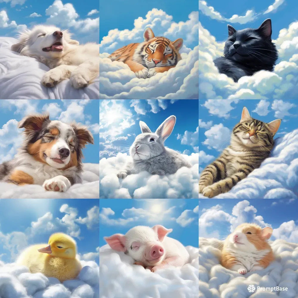 Animal Portraits In The Skies