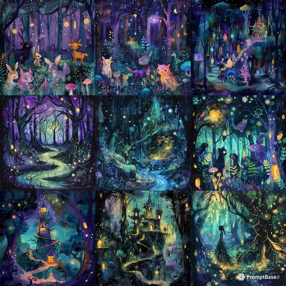Enchanted Fantasy Forest Realms