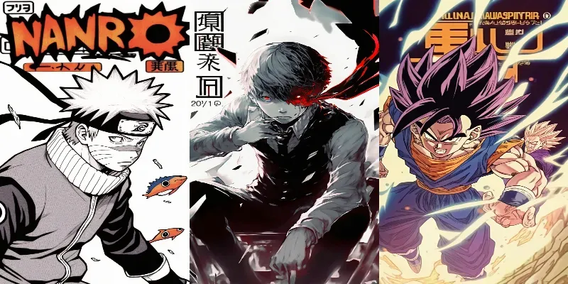 Manga Cover Artworks generated by undefined