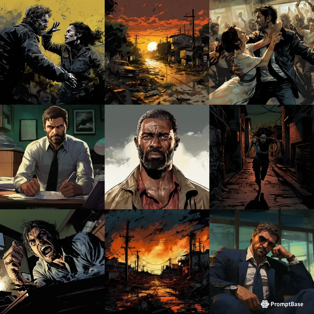 Adult Comic Book Illustrations