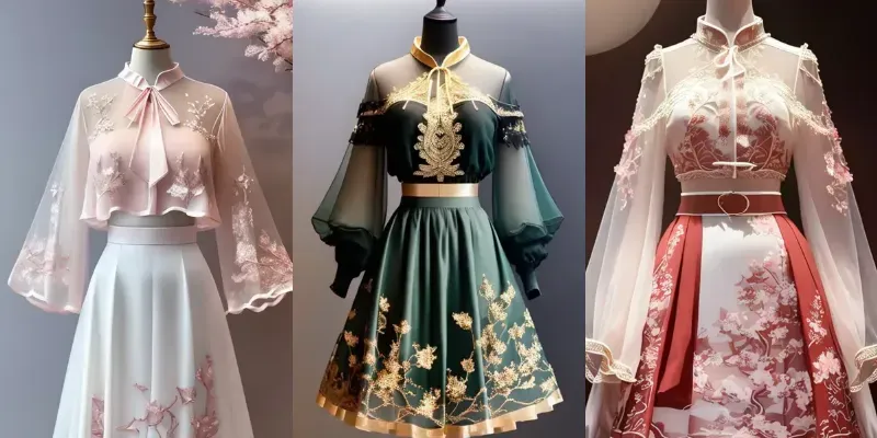 Beautiful Gauze Skirts generated by undefined