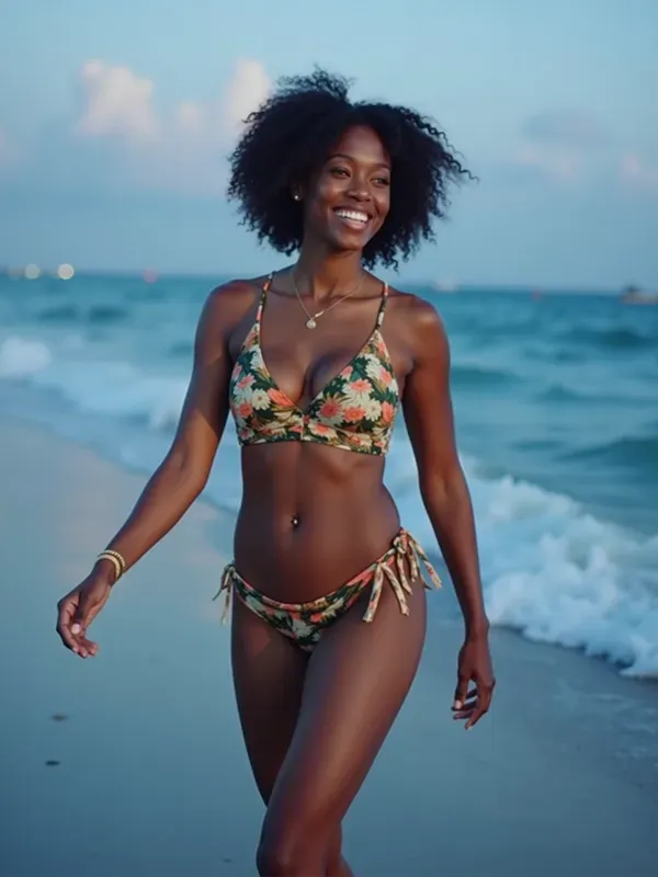 Bikini Beauties In Vibrant