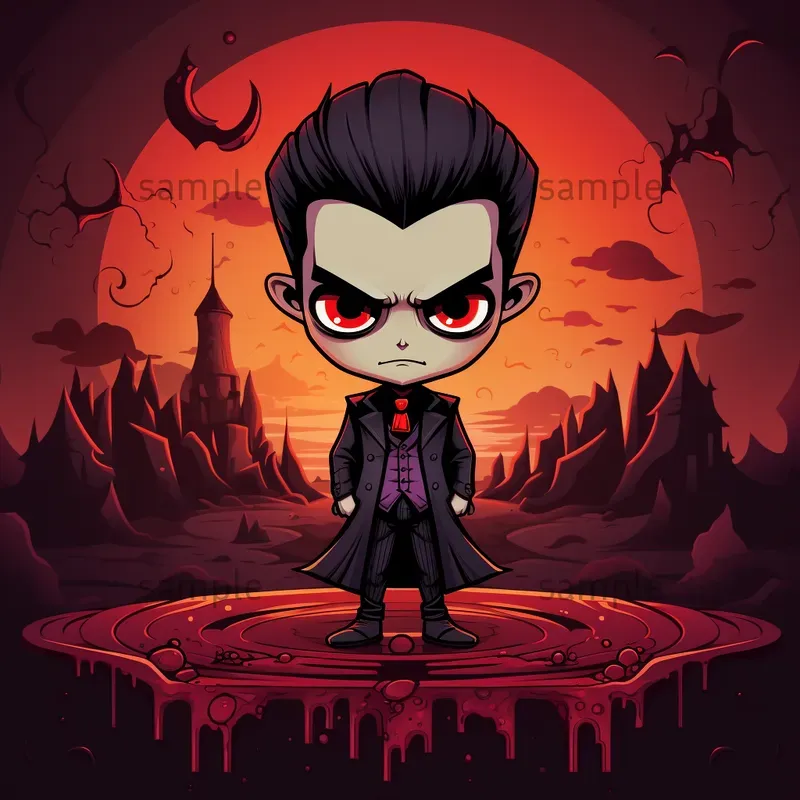 Horror 2D Vector Illustrations