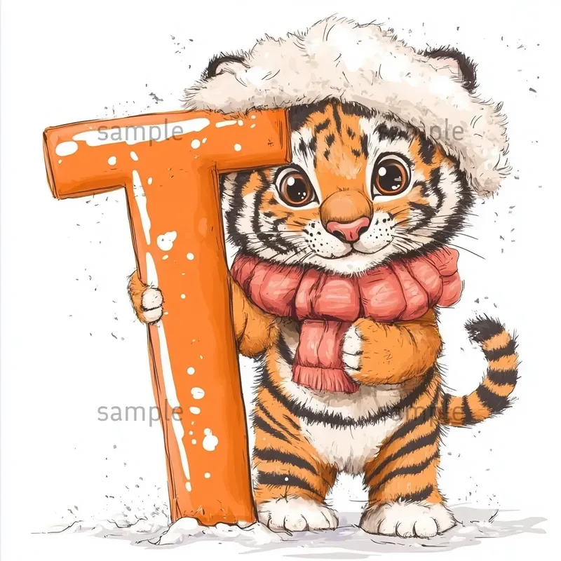 Educational Kids Of Animals Letterings