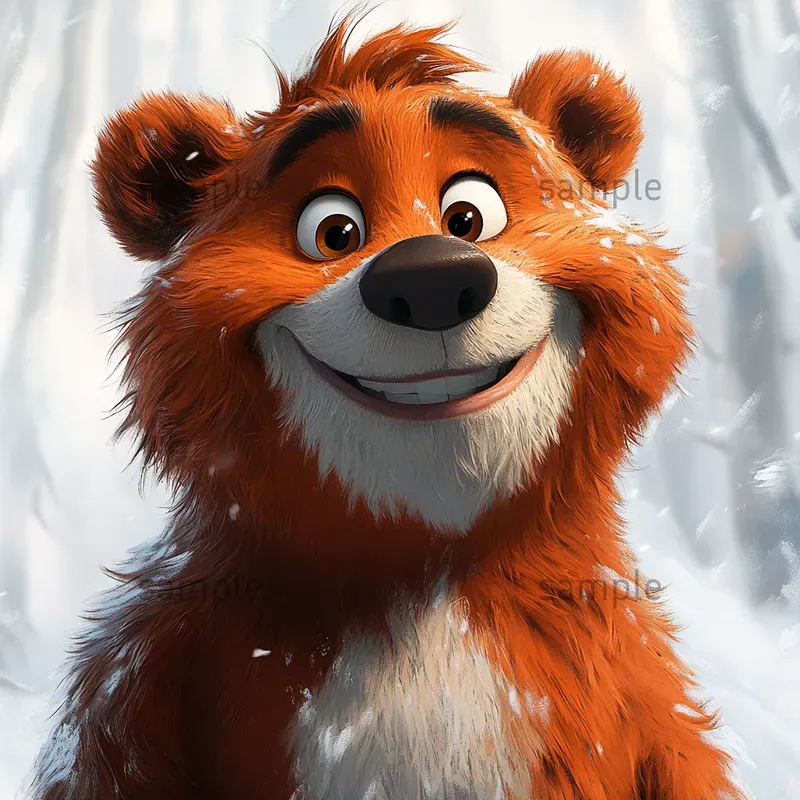Whimsical Animal Caricature Art
