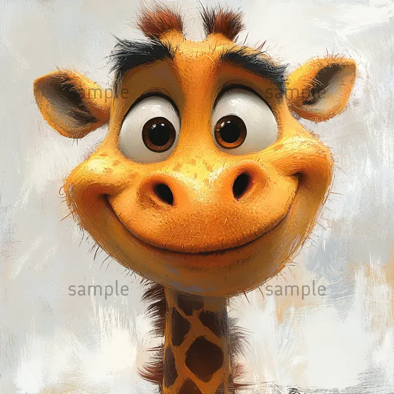 Whimsical Animal Caricature Art