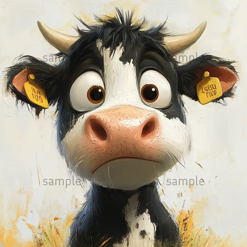 Whimsical Animal Caricature Art