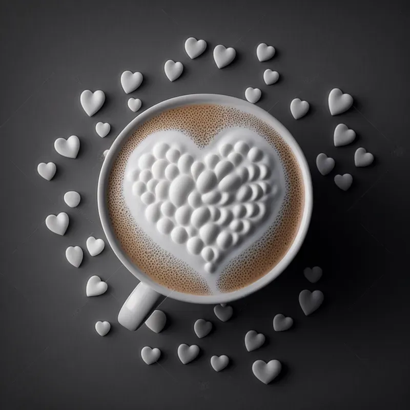 Cups Of Hot Lattes